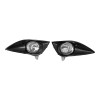 Cahuczlhoz Pair Fog Lamp W/Bezel Kit LH+RH For 2013-2016 Hyundai