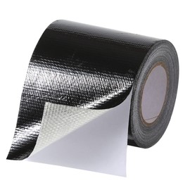 Tarpware RV Awning Repair Tape: 3" x 30FT Black Fabric Heavy Duty Waterproof Patch Kit for Sail Tent Boat Cover Outdoor Repair