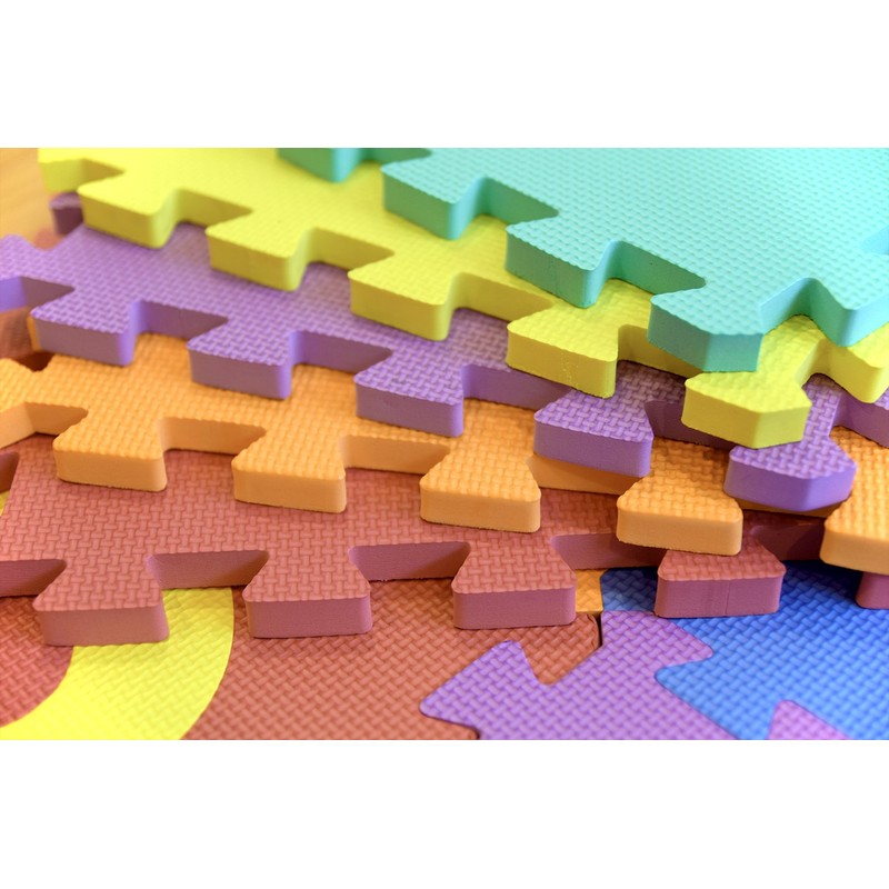 27-061 Extra Thick EVA Puzzle Mat, Number Series, Floor Heating