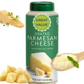 Grated Parmesan Cheese 1lb 8 oz – Premium Aged Parmesan, Ready-to-Use, Perfect for Pasta, Pizza, Salads, and More – No Artificial Flavors or Additives