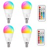 E12 LED Light Bulbs 5W, 40W Equivalent, Small Base Candelabra
