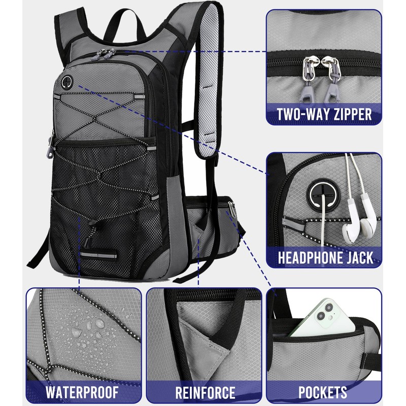 Hydration Packs (Gray)