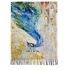 GFM® Wool Blend Cashmere Texture Painting Art Based Print Shawl