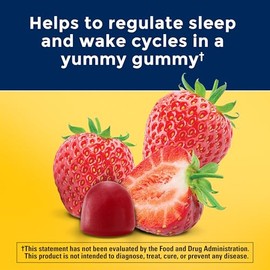 Nature Made Kids First Sleep - Gomitas de melatonina, ayuda para dormir 100% libre de drogas, gomitas para dormir para niños para un sueño reparador, 