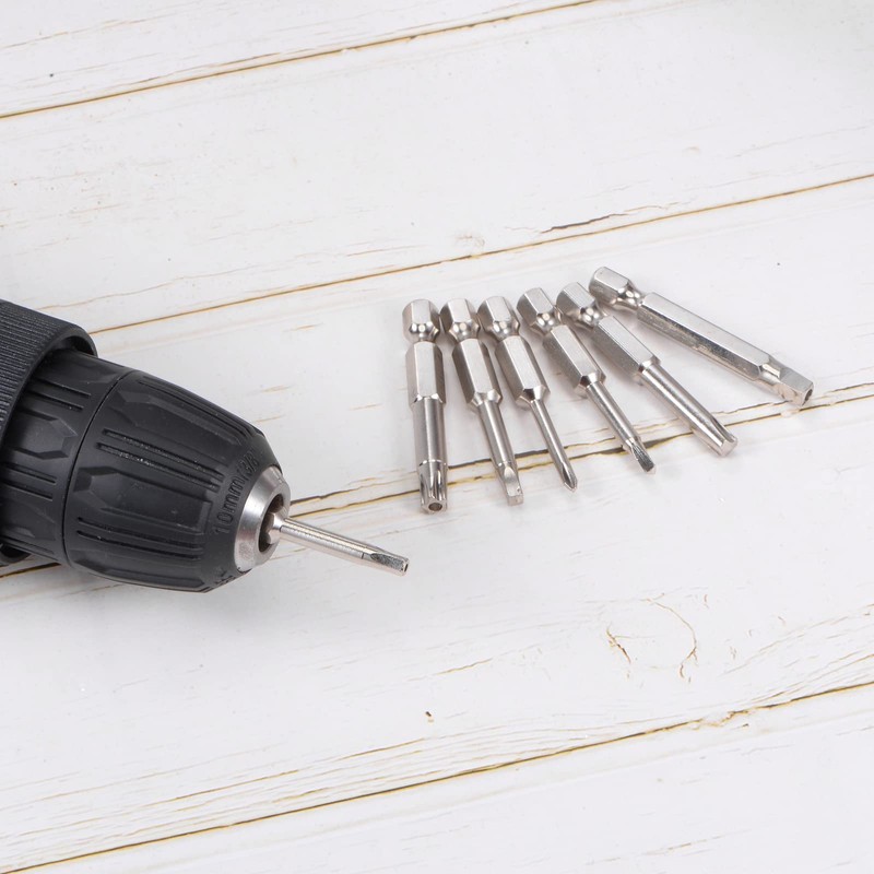 HARFINGTON TT25 Star 7 Point Screwdriver Bit 1/4" Hex Shank