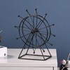 Gatuida Ferris Wheel Model Ferris Wheel Decor Iron Crafts Gold