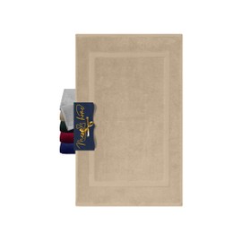 Marie´s Home Classic Shower Mat for Shower, Bath and Toilet 1612.2351 50 x 80 cm Stone
