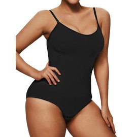 Olvarcby Women Shapewear Tummy Control Waist Bodysuits Sculpting Body Shaper for Women Seamless Brief Jumpsuit Top