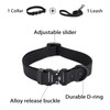 JIPIMON Waterproof Dog Collar and Leash Set Adjustable Quick Release