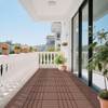WONSHREE 12”x12” Plastic Interlocking Deck Tiles Waterproof Patio Flooring PP