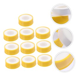 Hohopeti Thread Seal Tape 10 Rolls of Tape for Leakproof Seals Corrosion-resistant Easy to Apply No Drying Needed