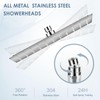 KINLIV 10 Inch Rain Shower Head Chrome Polished - All