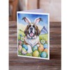 Caroline's Treasures DAC5162GCA7P Saint Bernard Easter Egg Hunt Greeting Cards