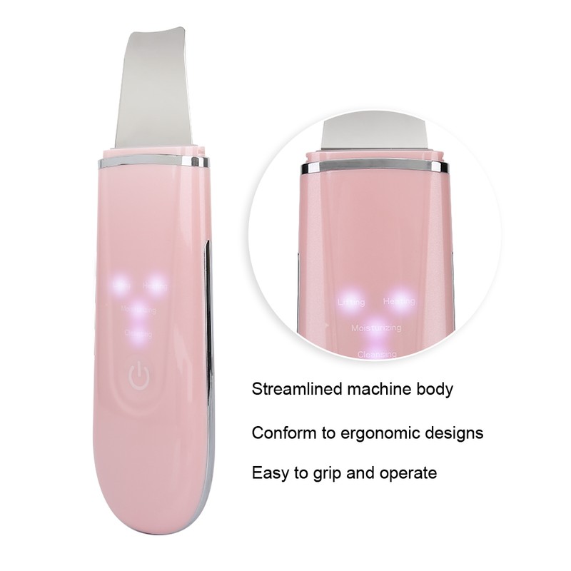 Ultrasonic Skin Scrubber Blackhead Pimple Removal Face Pore Vibration Cleanser