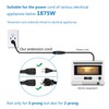 FIRMERST 1875W Flat Plug 1 Foot Extension Cord 14 AWG