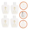 iplusmile 4pcs Holy Water Bottles Refillable Tiny Water Containers for