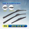 5 PLUS Windshield Wipers Replacement For 2016-2022 Honda HRV HR-V