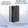 RecPro RV 12V Wall Mounted Light with Sleek Modern Design