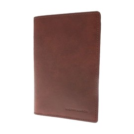 Kasper Maison Premium Leather RFID Passport Cover & Travel Wallet with Anti-Theft RFID Blocking - Brown