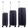 FUL American Dreamliner 3 Piece Set Rolling Luggage, Hardshell Suitcases