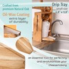 Cheesemaking Draining Tray Natural Oak Drip Tray Small 6,8" x