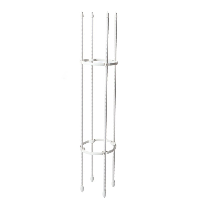 2 Sets Vines Climbing Support Balcony Outdoor Steel Pipe Plant