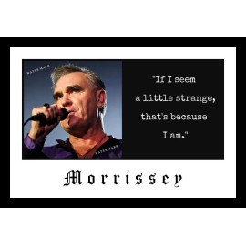 MORRISSEY Special Edition 4x6 Print w/ Song Quote THE SMITHS concert music