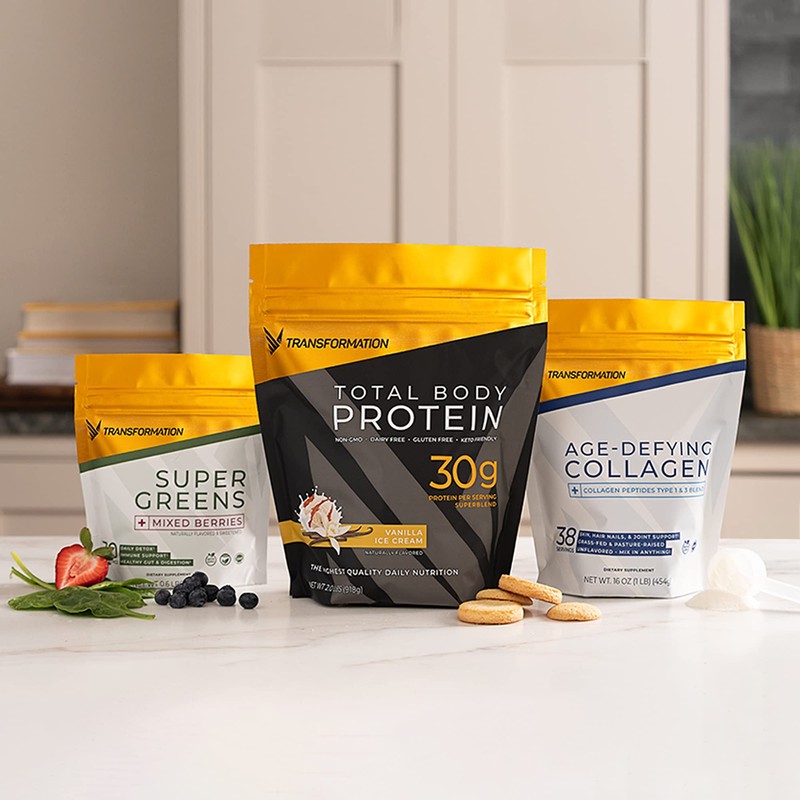 Transformation Protein Super Blend | Egg White, Collagen Peptides, and