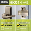 Ideal Security GL Door Lever Set with Keyed Deadbolt Lock