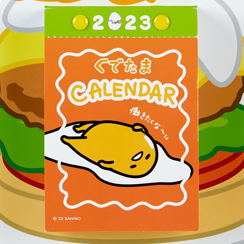 Sanrio 203343 Sanrio 203343 Gudetama Gudetama Calendar Wall Hanging, 365