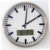 Operitacx Elegant Digital Wall Clock Calendar and Temperature Large Lcd