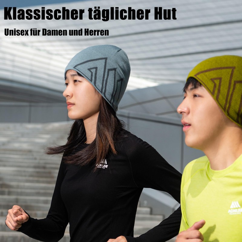 Joscoal Merino Wool Beanie Hat for Men and Women Unisex