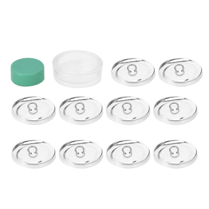 Watris Veiyi Cover Button Kit, Fabric Covered Button Kit, Flat