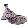 Moroccan Handmade Serving Tagine Exquisite Ceramic With Vivid colors Original