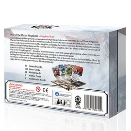 WTK: Kingdoms Wars - Historical Strategy War Card Board Game Sanguosha Guozhan, Expansion for 2-10 Players Age for 14+, time with 20-40min