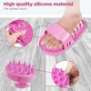 Silicone Shower Foot Scrubber, Shower Body Scrubber and Hair Scalp