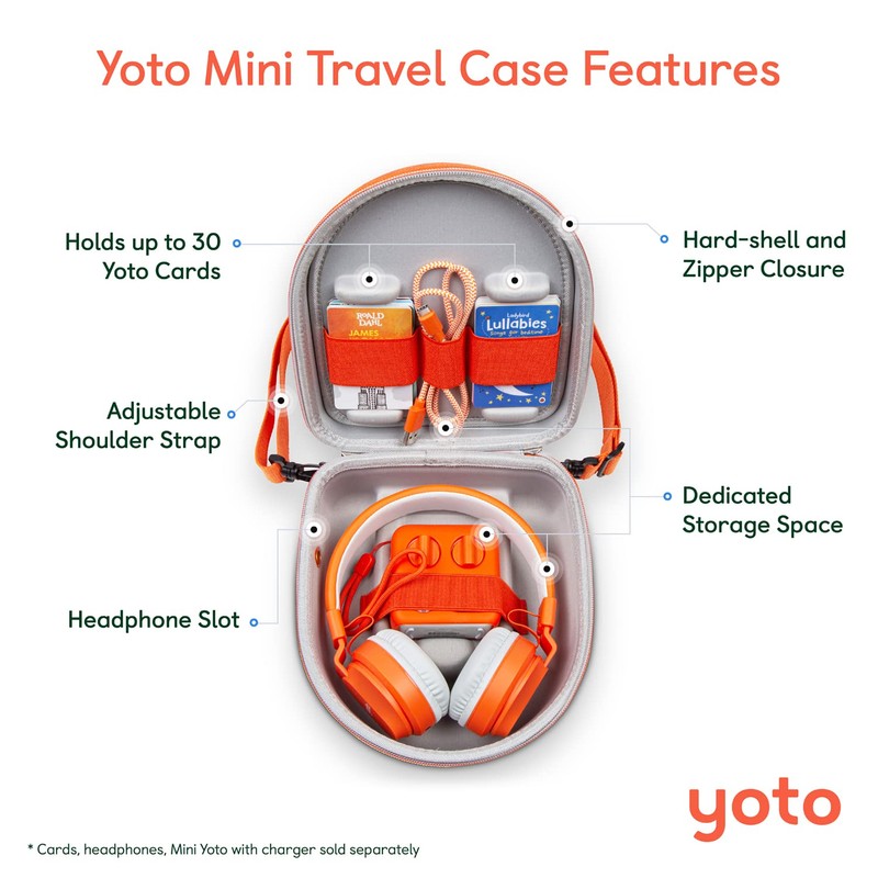 YOTO Yoto Mini Travel Case, Orange