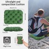 Portable Inflatable Airplane Seat Cushion for Travel Office Camping, 3D