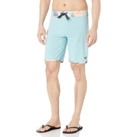 Billabong Men's Standard 73 Line Up Pro Boardshorts, 4-Way Performance Stretch, 19 Inch Outseam, Blue Haze, 30