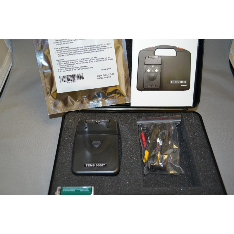 Current Solutions NEW TENS 3000 UNIT with ELECTRODES PADS,COMPLETE ---OTC---+