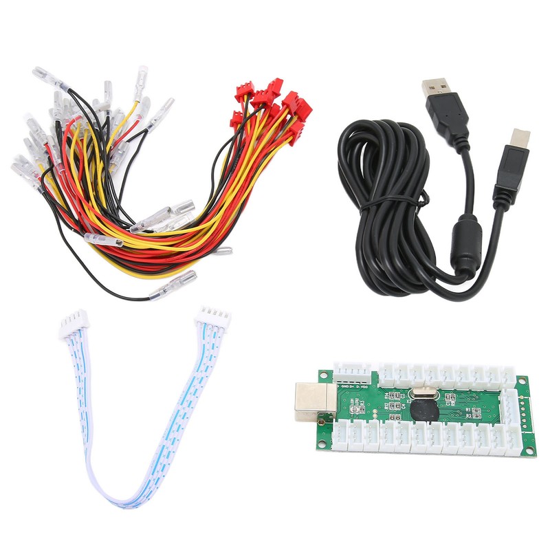 QM070921 Arcade Game Encoder with USB Cable Durable Zero Delay