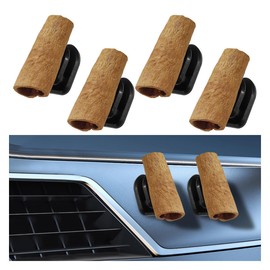 4PCS Car Mini Hooks, Self-Adhesive Car Dashboard Storage Hook, Multifunctional Vehicle Sticky Hook Sticker Auto Backseat Hangers, Wall Hanging Hooks for Mask/Key/Charging Cable/Earphone (Cinnamon)