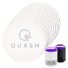 QUASH Indoor Fly Trap Sticky Glue Board Refills (10 Pack)
