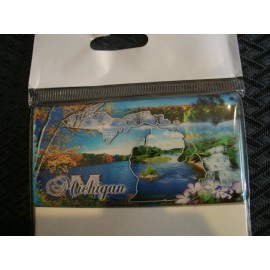 Unbranded Michigan magnet with note pad all-in-one  Beautiful nature scenes