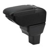 AULPHIKE Compatible with Nissan Kicks Armrest 2016-2023 Car Center Console