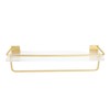 Bathroom Wall Shelf Space Aluminum and Acrylic Rustproof Punch Free