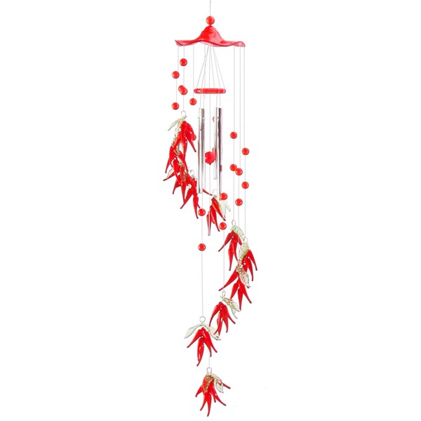 Spoontiques Chili Pepper Acrylic Wind Chime