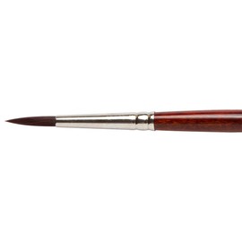 Pro Arte : Acrylix Round Synthetic Acrylic / Oil Brush Series 202 Short handled Size 6