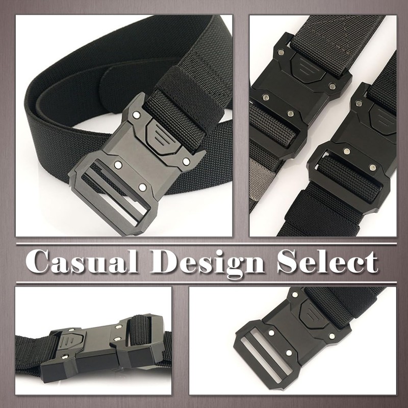 One Limitation BP636 Tactical Belt, One Touch, Stretchable, Quick Release,