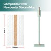 Newbealer 48 PCS Disposable Mop Pads for NB602N Steam Mop,